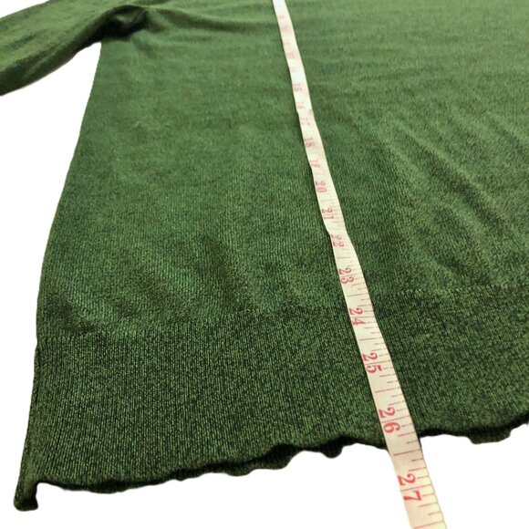 Banana Republic by Baruffa Sweater 100% Merino Italian Wool V-Neck Green Mens S - Picture 9 of 9